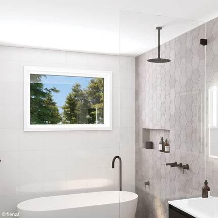 Fienza Kaya Chrome Ceiling Shower Head Set ,