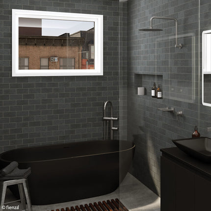 Fienza Kaya Gun Metal Gooseneck Shower Arm Set ,