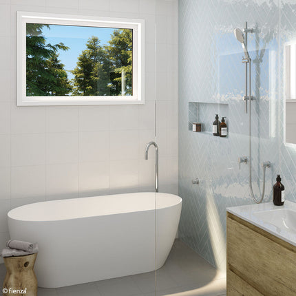 Fienza Kaya Matte Black Rail Shower ,