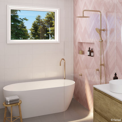 Fienza Kaya Gold Twin Rail Shower ,