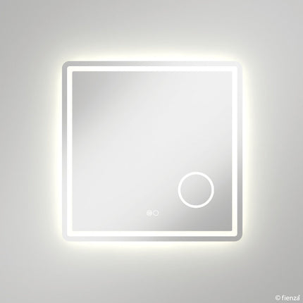 Fienza Deejay Square LED Mirror, 700 X 700mm ,