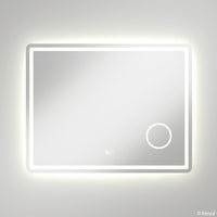 Fienza Deejay Rectangular LED Mirror, 900 X 700mm ,
