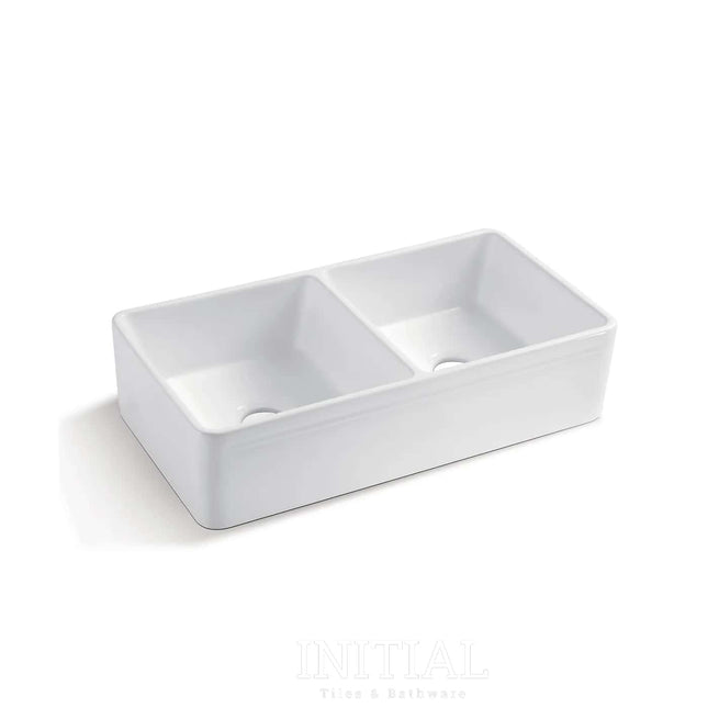 Boston Ceramic Reversible Butler Sink, Double Bowl ,