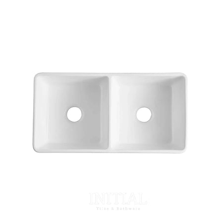 Boston Ceramic Reversible Butler Sink, Double Bowl ,