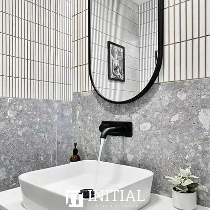 Wall Mounted Rose Oval Matte Black Frame Mirror Pencil Edge 1200X600mm ,