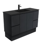With Moulded Basin-Top - Montana Solid Surface