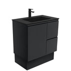 With Moulded Basin-Top - Montana Solid Surface / Right Hand Drawer