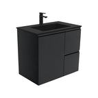 With Moulded Basin-Top - Montana Solid Surface / Right Hand Drawer