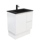 With Moulded Basin-Top - Montana Solid Surface / Right Hand Drawer