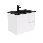 With Moulded Basin-Top - Montana Solid Surface / Right Hand Drawer