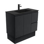 With Moulded Basin-Top - Montana Solid Surface / Right Hand Drawer