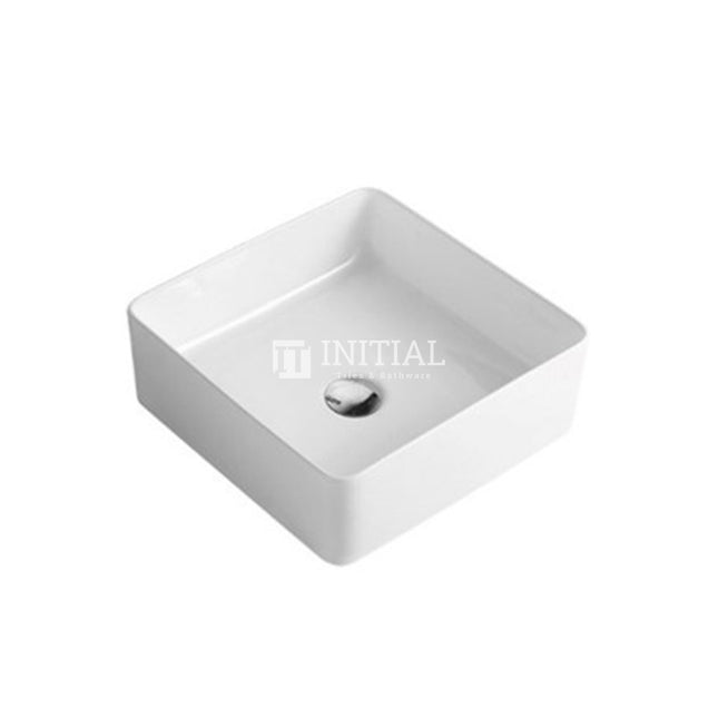 Gloss Square Ultra Slim Above Counter Basin White 360X360X130 ,