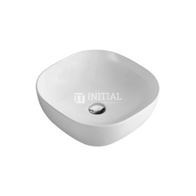 Gloss Round Ultra Slim Above Counter Basin White 415X415X145 ,