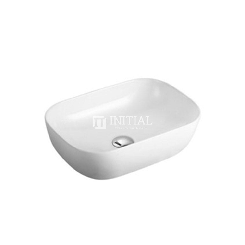Gloss Oval Ultra Slim Above Counter Basin White 460X320X135 ,