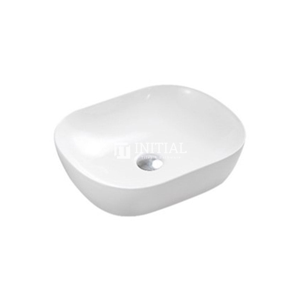 Gloss Oval Ultra Slim Above Counter Basin White 490X390X150 ,