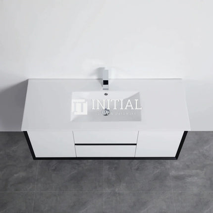 Petra 1200 PVC Wall Hung Vanity, 2 Solid Doors, 2 Drawers ,