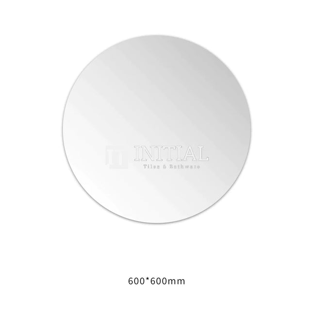 Pencil Edge Round Mirror, 5 Sizes , 600mm