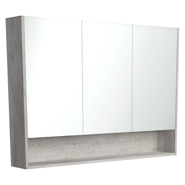 Fienza Universal Mirror Cabinet, Industrial Display Shelf, 1200mm ,