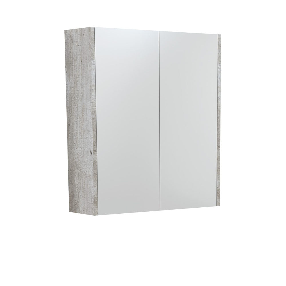 Fienza Universal Mirror Cabinet, Industrial Side Panels, 600mm ,
