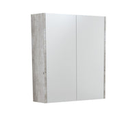 Fienza Universal Mirror Cabinet, Industrial Side Panels, 600mm ,