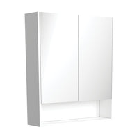 Fienza Universal Mirror Cabinet, Gloss White Display Shelf, 750mm ,