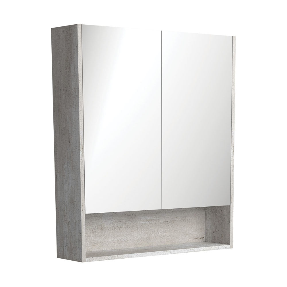 Fienza Universal Mirror Cabinet, Industrial Display Shelf, 750mm ,
