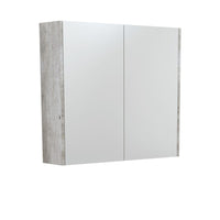 Fienza Universal Mirror Cabinet, Industrial Side Panels, 750mm ,