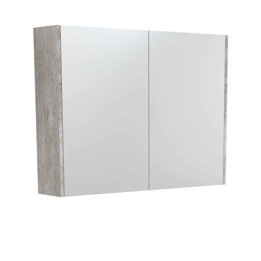 Fienza Universal Mirror Cabinet, Industrial Side Panels, 900mm ,
