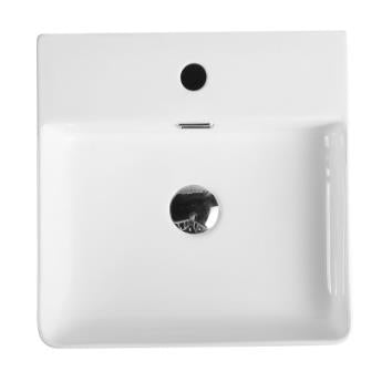 Matt Square Above Counter Basin White 420X420X120 ,