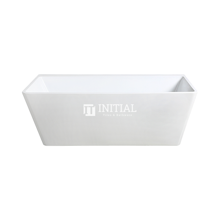 Bathroom Gloss White Alice Back to Wall Bathtub with No Overflow 1575X750X580 ,