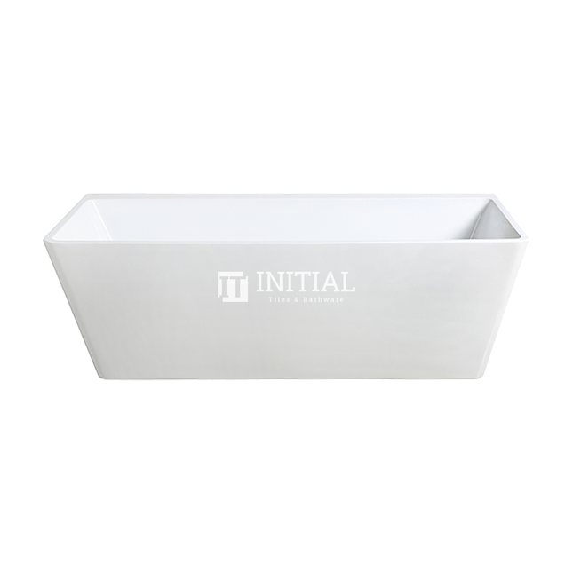 Bathroom Gloss White Alice Back to Wall Bathtub with No Overflow 1700X750X580 ,