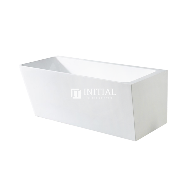 Bathroom Gloss White Alice Corner Bathtub with No Overflow 1490X750X615 ,