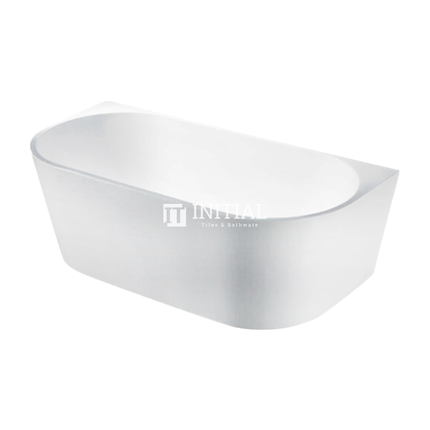 Bathroom Gloss or Matt White Victoria Back to Wall Bathtub with No Overflow 1700X795X580 ,
