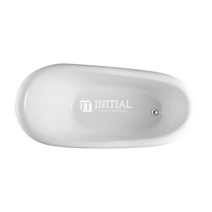 Bathroom Gloss White Espada Floor Freestanding Bathtub with No Overflow 1680X770X780 ,