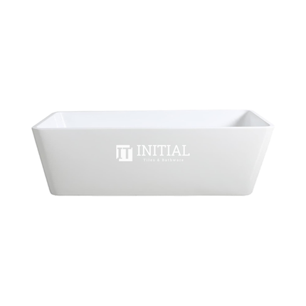 Bathroom Gloss White Kubic Floor Freestanding Bathtub with No Overflow 1700X750X580 ,