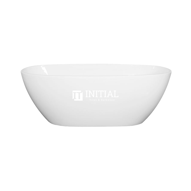 Bathroom Matt White Stella Floor Freestanding Bathtub with No Overflow 1500X750X590 ,