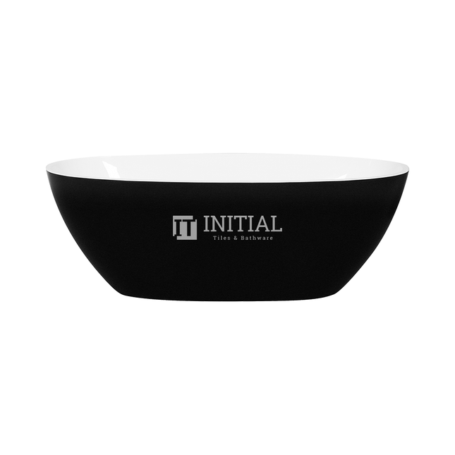 Bathroom Matt Black Stella Floor Freestanding Bathtub with No Overflow 1700X810X590 ,