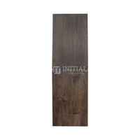 Qubix Wood Grain PVC Filmed Wall Hung Vanity Tall Boy With 2 Doors Dark Oak 400W X 1350H X 300D ,