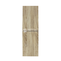 Qubix Wood Grain PVC Filmed Wall Hung Tall Boy Vanity With 2 Doors White Oak 400W X 1350H X 300D ,