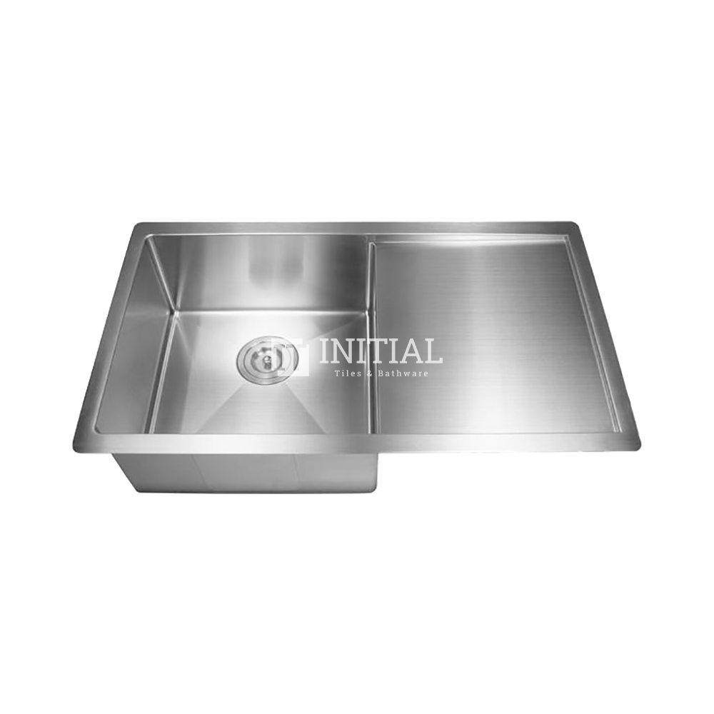 Square Hand Made Stainless Steel Kitchen Sink With Drainboard 810X450X220 ,