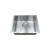 Square Hand Made Stainless Steel Kitchen Sink 600X450X220 ,