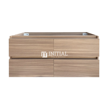 Style Wood Grain PVC Wall Hung Vanity Single Bowl Oak 1190W X 560H X 455D ,