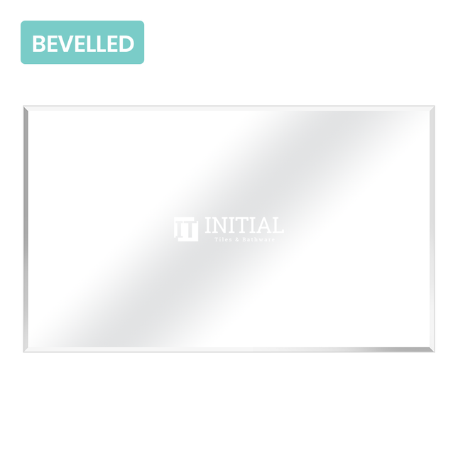 Wall Mounted 4mm Plain Bevelled Edge Mirror 1500X900 ,