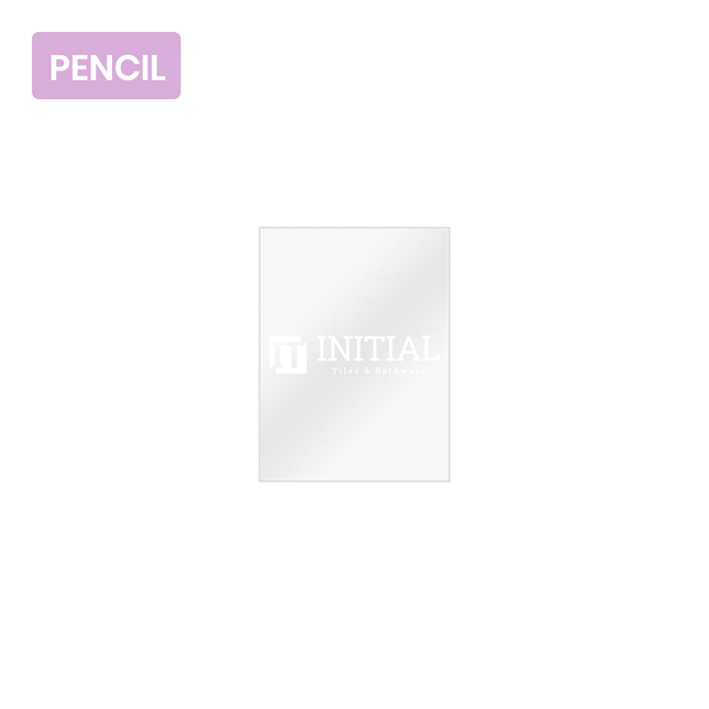 Wall Mounted 4mm Plain Pencil Edge Mirror 450X600 ,