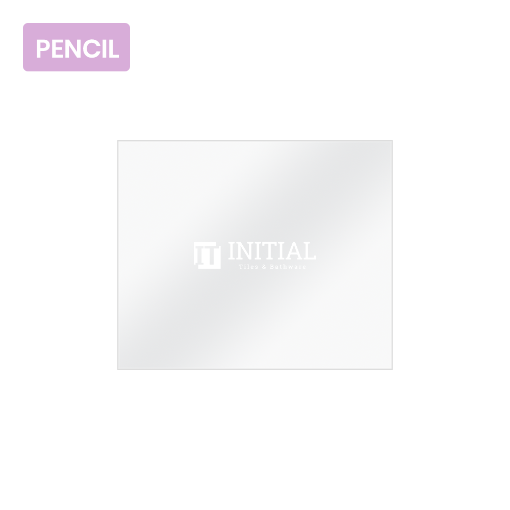 Wall Mounted 4mm Plain Pencil Edge Mirror 900X750 ,