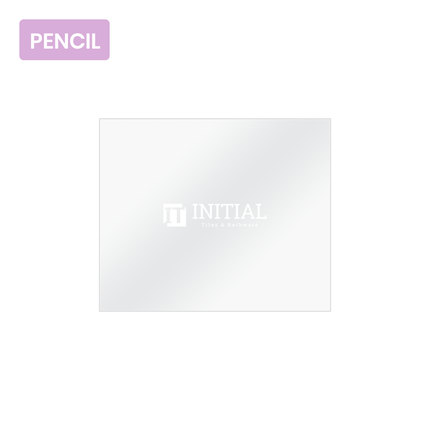 Wall Mounted 4mm Plain Pencil Edge Mirror 900X750 ,