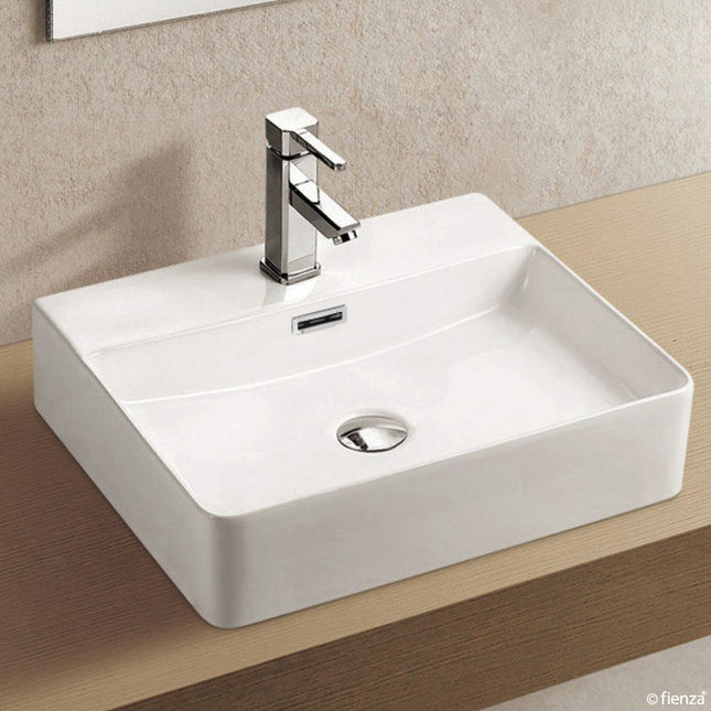 Fienza Petra Gloss White Above Counter Basin ,