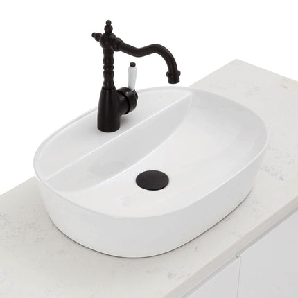 Fienza Chica Gloss White Above Counter Basin, 500mm ,