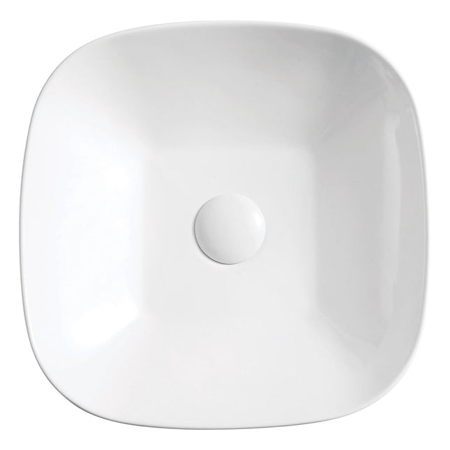 Fienza Chloe Gloss White Above Counter Basin, 400mm ,