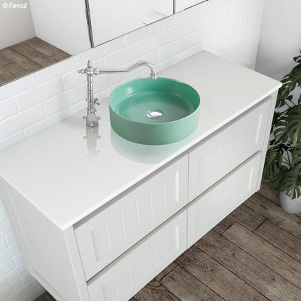 Fienza Reba Matte Green Above Counter Basin ,